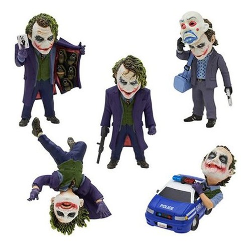 5pcs dark knight joker pvc - 5pcs,