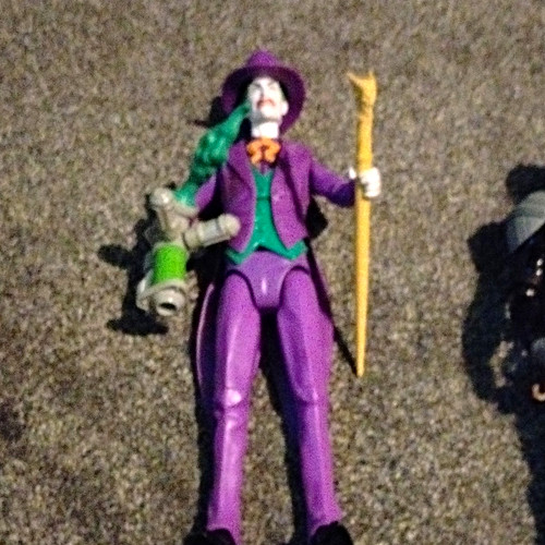 Joker action figure purple - joker,