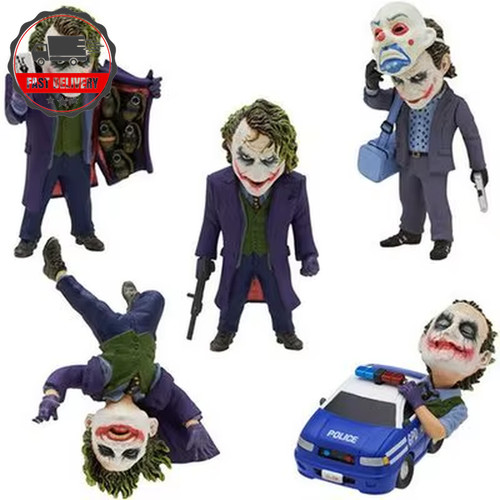 5pcs dark knight - knight, joker