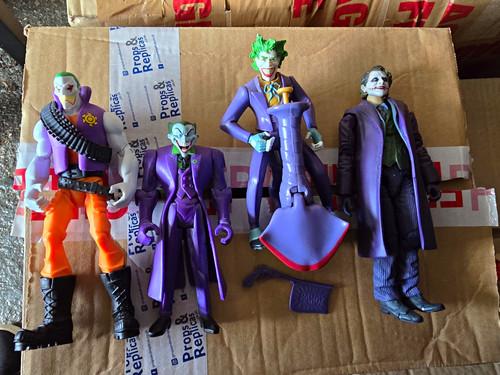 Joker action figure lot 4 - action, of