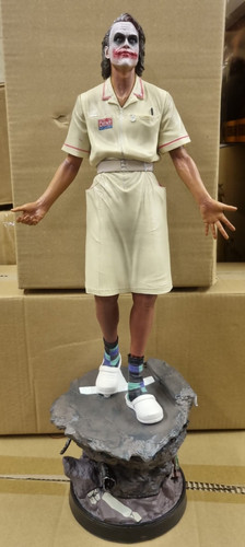 The joker sculpture statue - the,