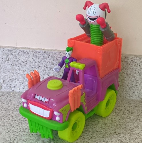 Imaginext joker blue car - blue,